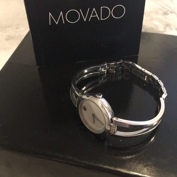 Movado Mother of Pearl Dial/Silver Band Ladies - Picture 12 of 16